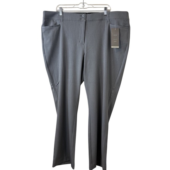 Maurices Womens NWT Gray Plus Size Bootcut‎ Dress Pants Trousers Work Size 22S - Picture 1 of 10